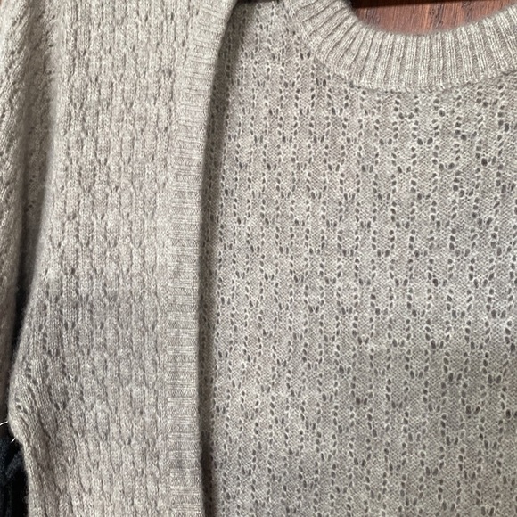 Le Kasha Open back pointelle-knit %100 organic cashmere dress. Size Large NWT - Picture 11 of 11